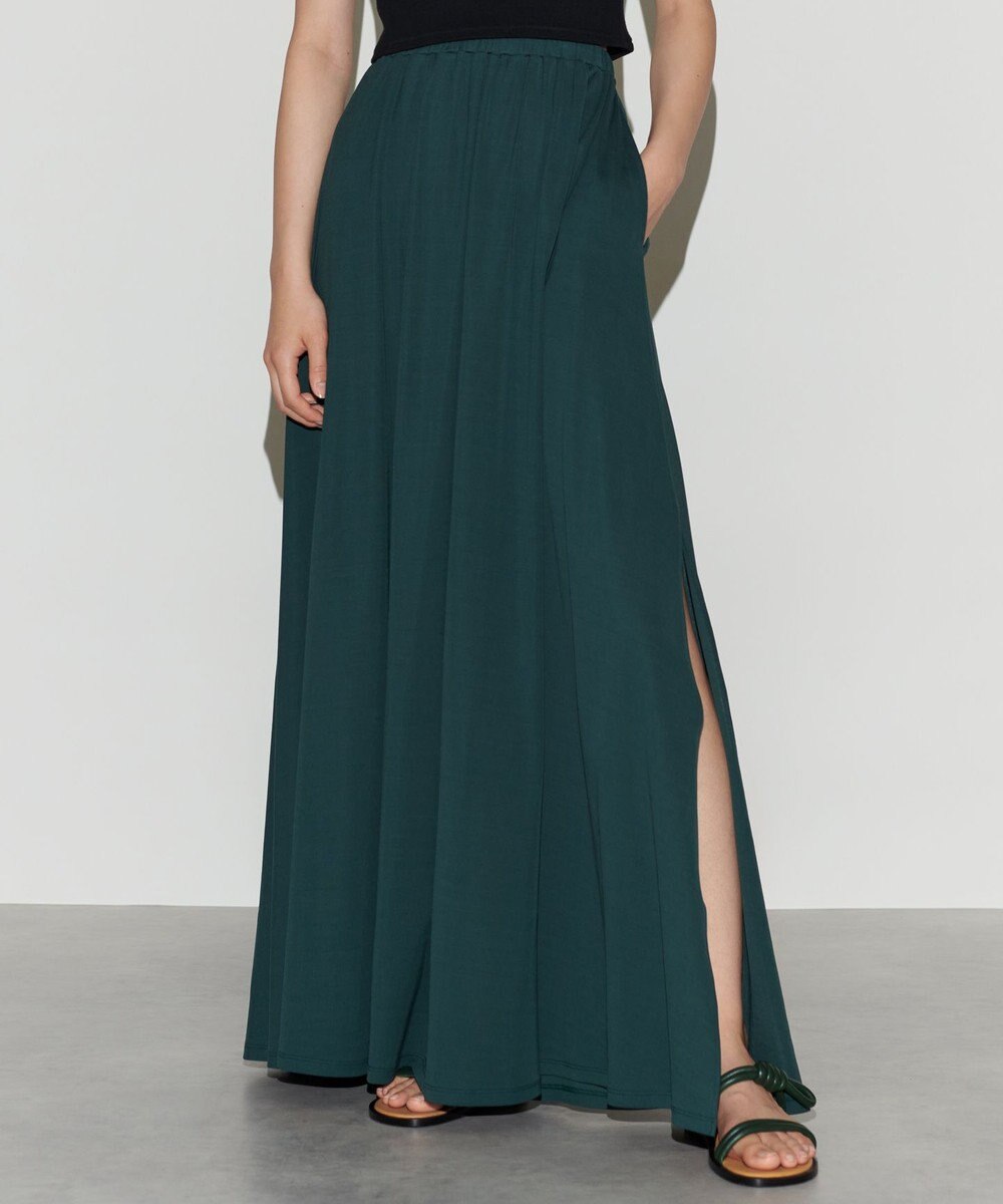 NAVE 【Nave 　洗える・接触冷感】ジャージースリットスカート 