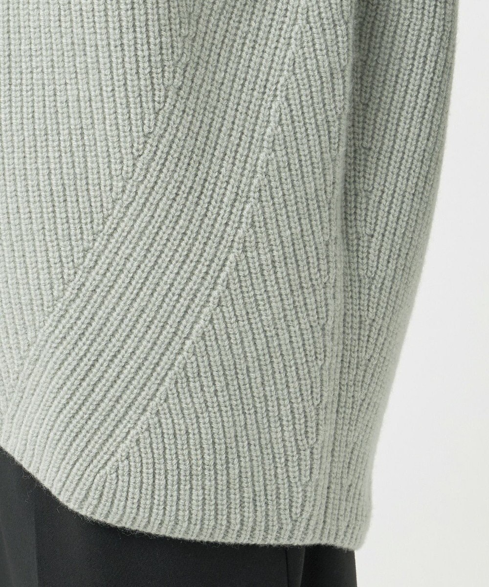 23区 S 【R(アール)】マイクロンメリノウール スタンドネック ニット 