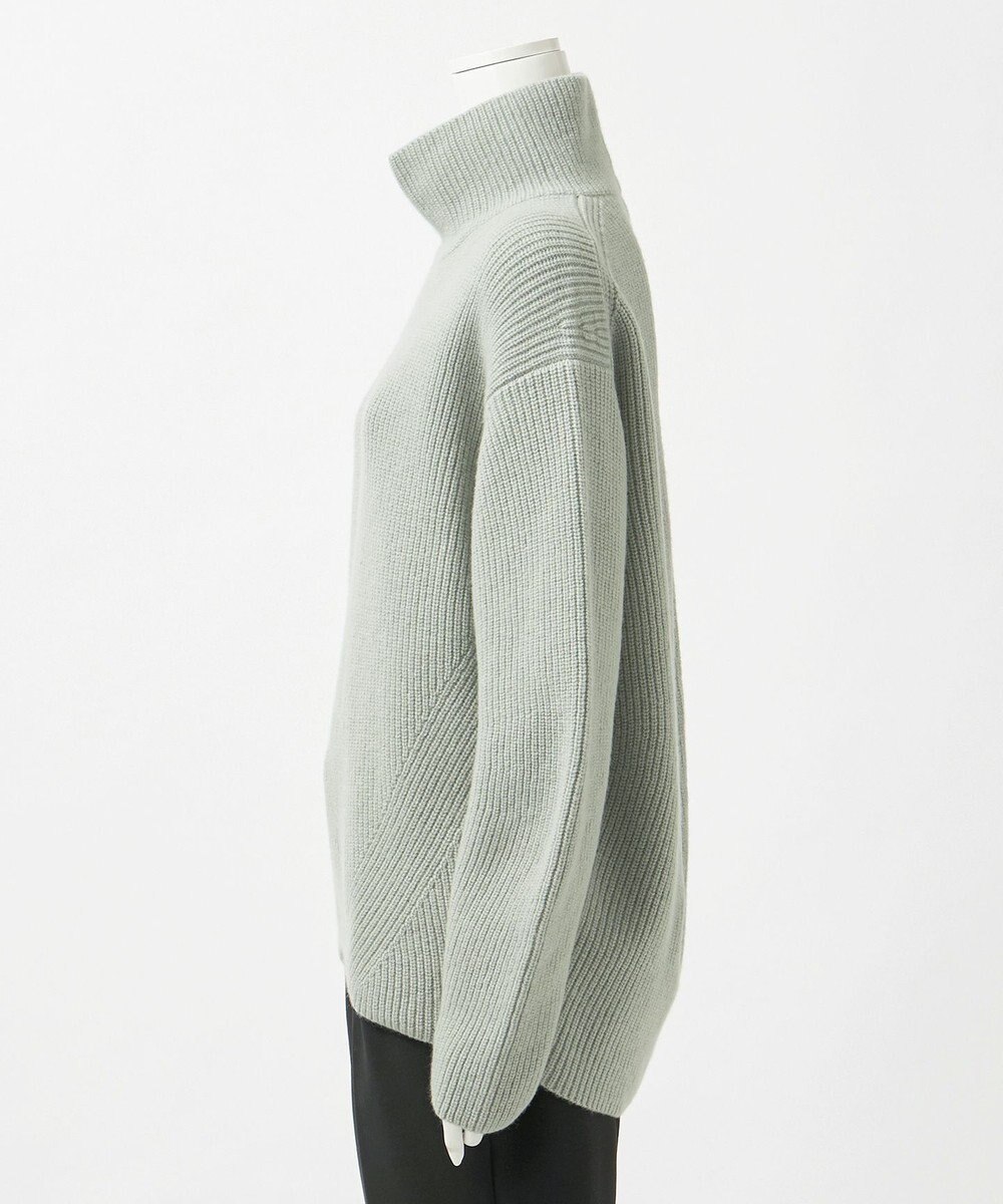 23区 S 【R(アール)】マイクロンメリノウール スタンドネック ニット 