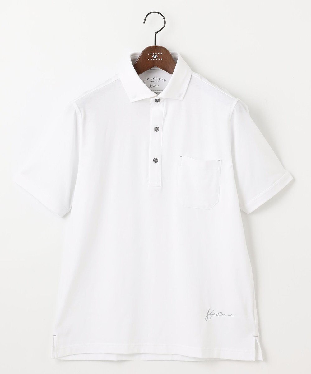 JOSEPH ABBOUD クールビズ【オーガニックコットン使用/日本素材】JOEコットン天竺 ポロシャツ 