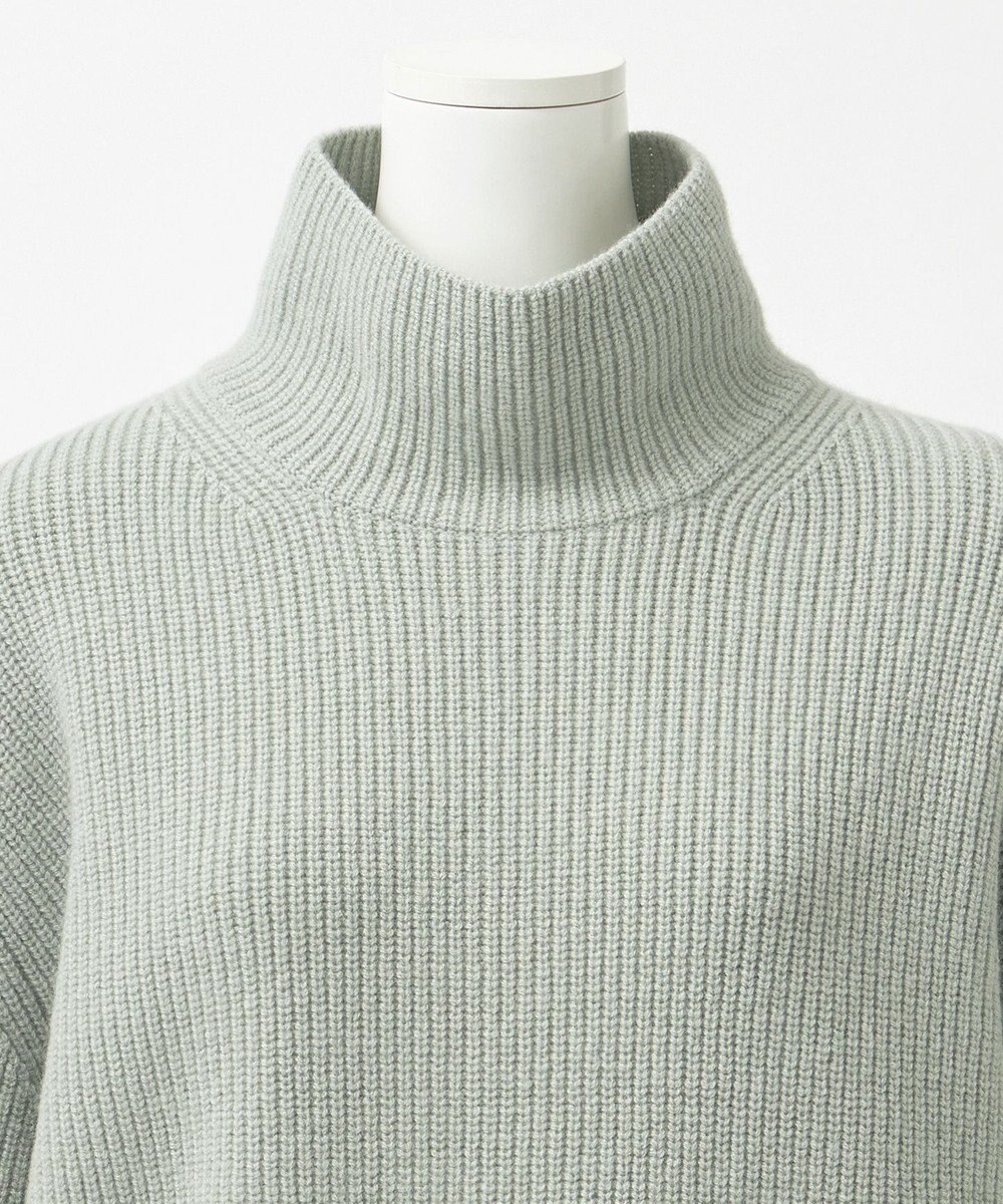 23区 S 【R(アール)】マイクロンメリノウール スタンドネック ニット 