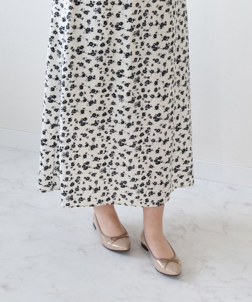 Bridget Birkin 【Bridget Birkin】ポインテッドリボンレインフラットパンプス 