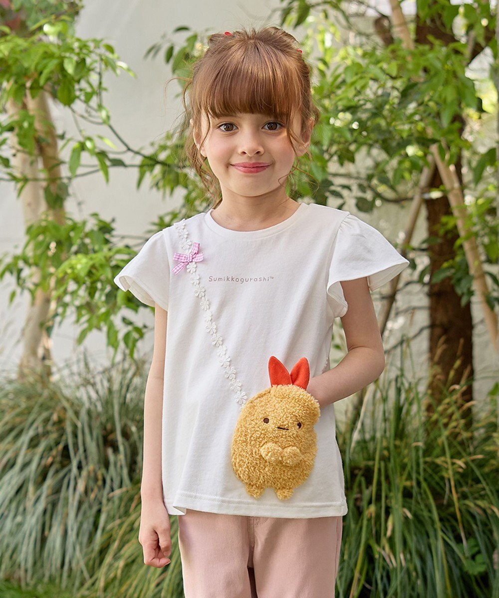 ANY KIDS 【WEB限定/すみっコぐらし】ポシェットTシャツ 