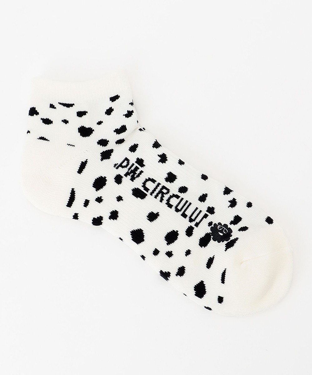 PW CIRCULUS 【MEN】【土踏まずをサポート】ロゴ ショートソックス 