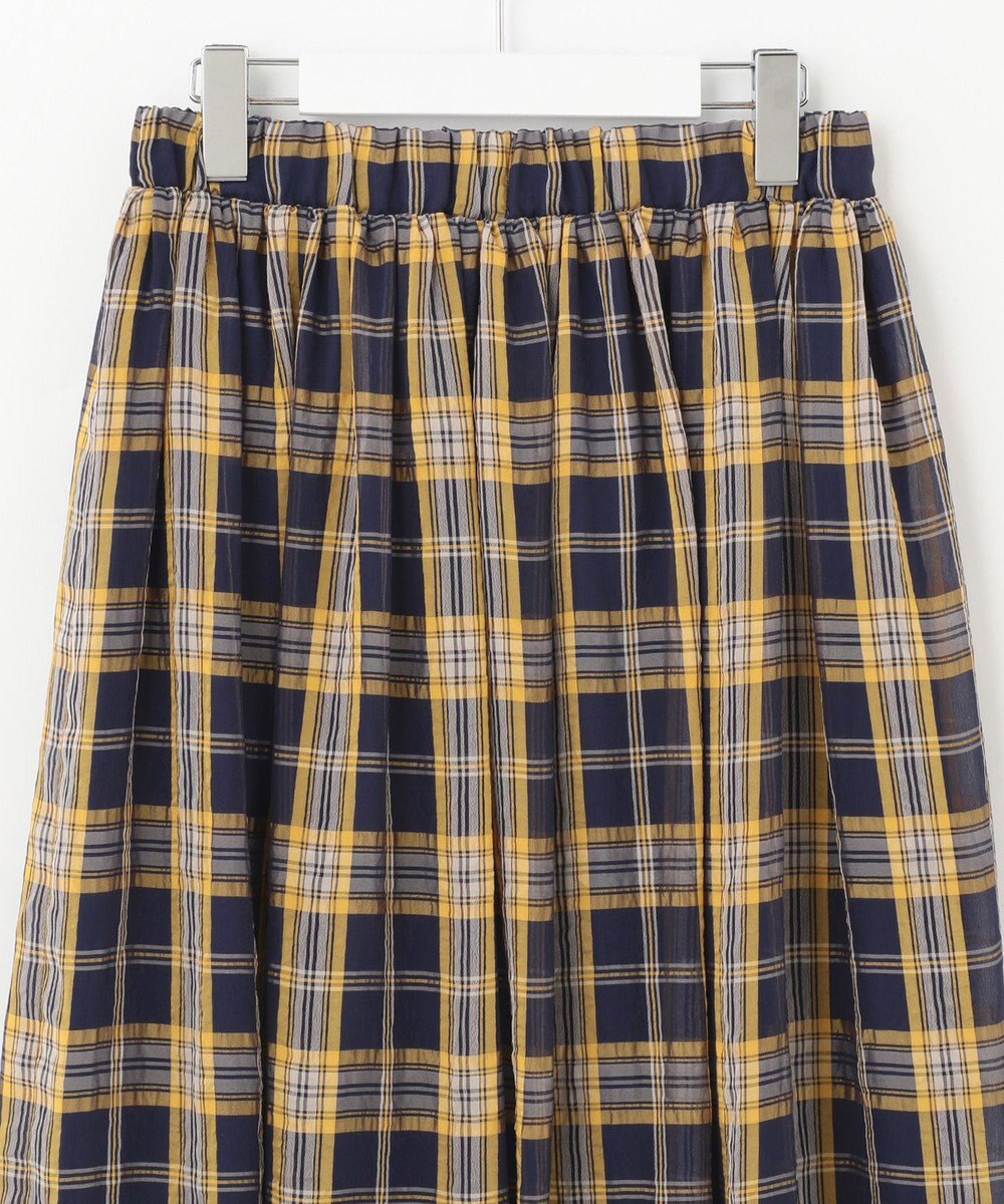 自由区 【WEB限定】シアーチェック ギャザースカート 