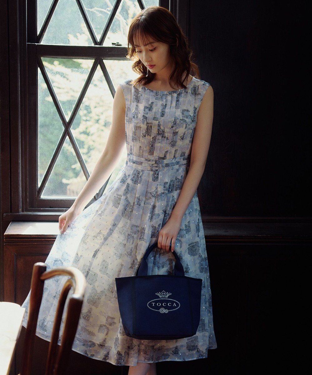 TOCCA BOW BRIDGE CANVAS TOTE トートバッグ【星風まどかさん着用】 