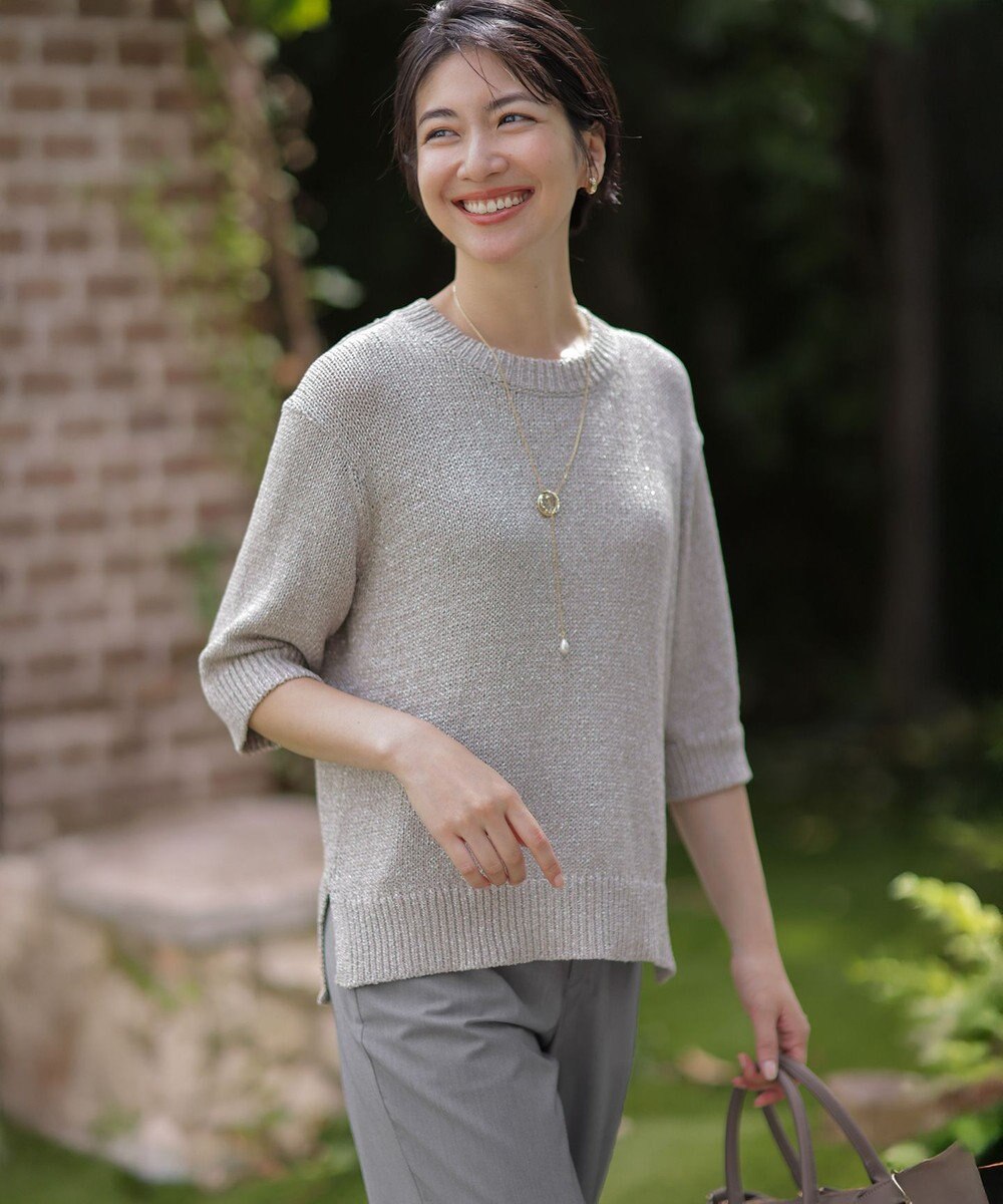 J.PRESS LADIES STARFALL ラメ ニット 