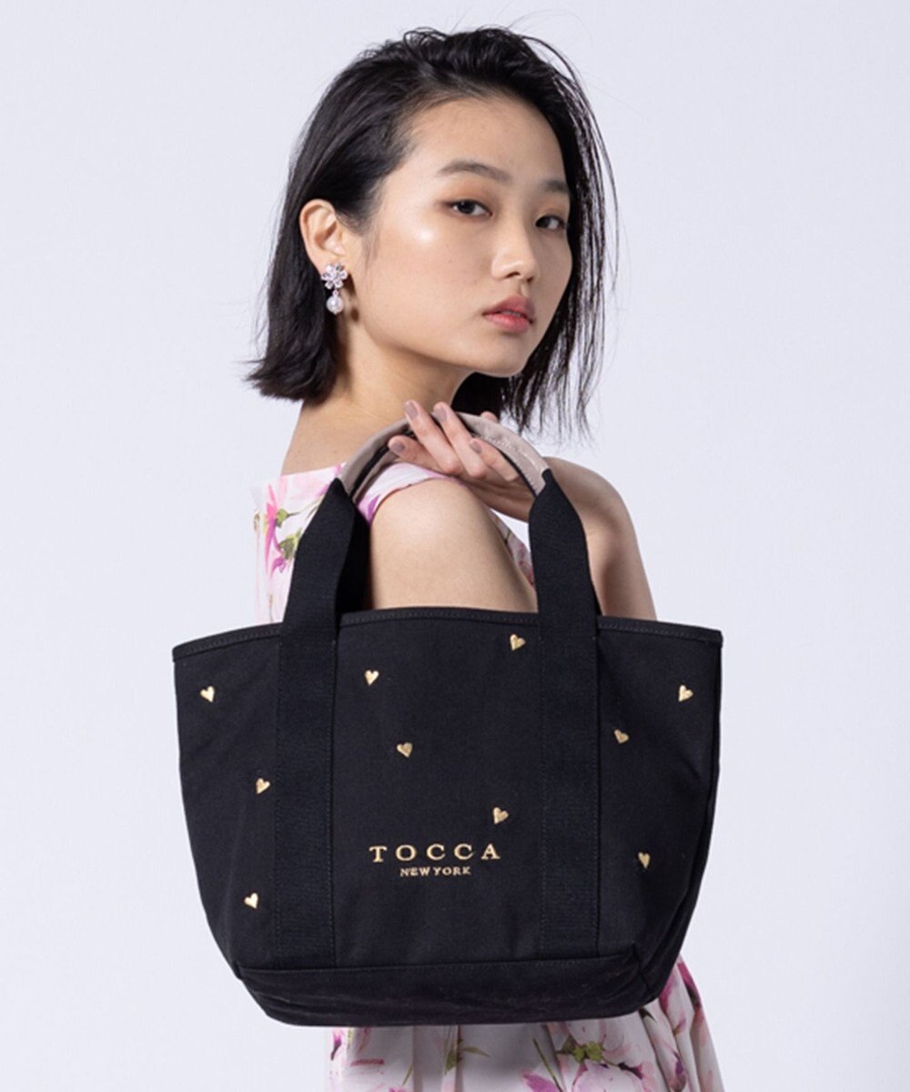 TOCCA 【大人百花コラボカラー有・WEB＆一部店舗限定】LUCKY SHOWER CANVASTOTE キャンバス トートバッグ 