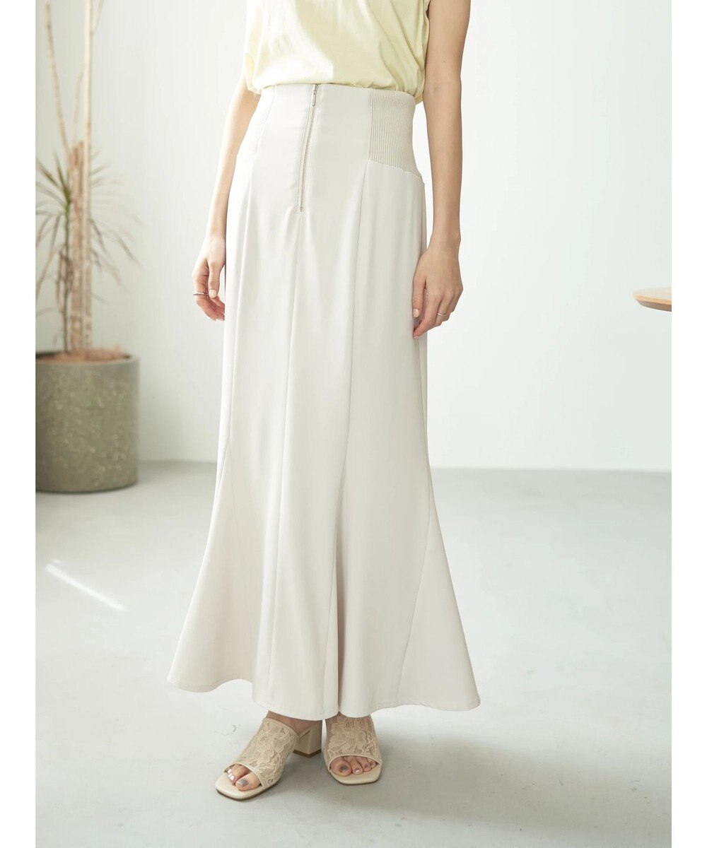 earth music&ecology バックレースサイドリブマーメイドスカート 