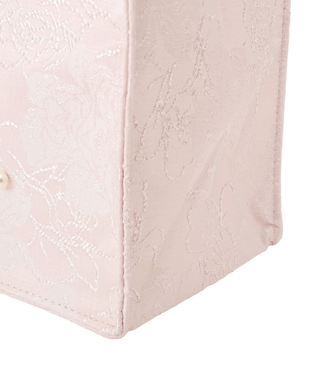 Maison de FLEUR レースリボンフリルハンドルスクエアトートMバッグ 