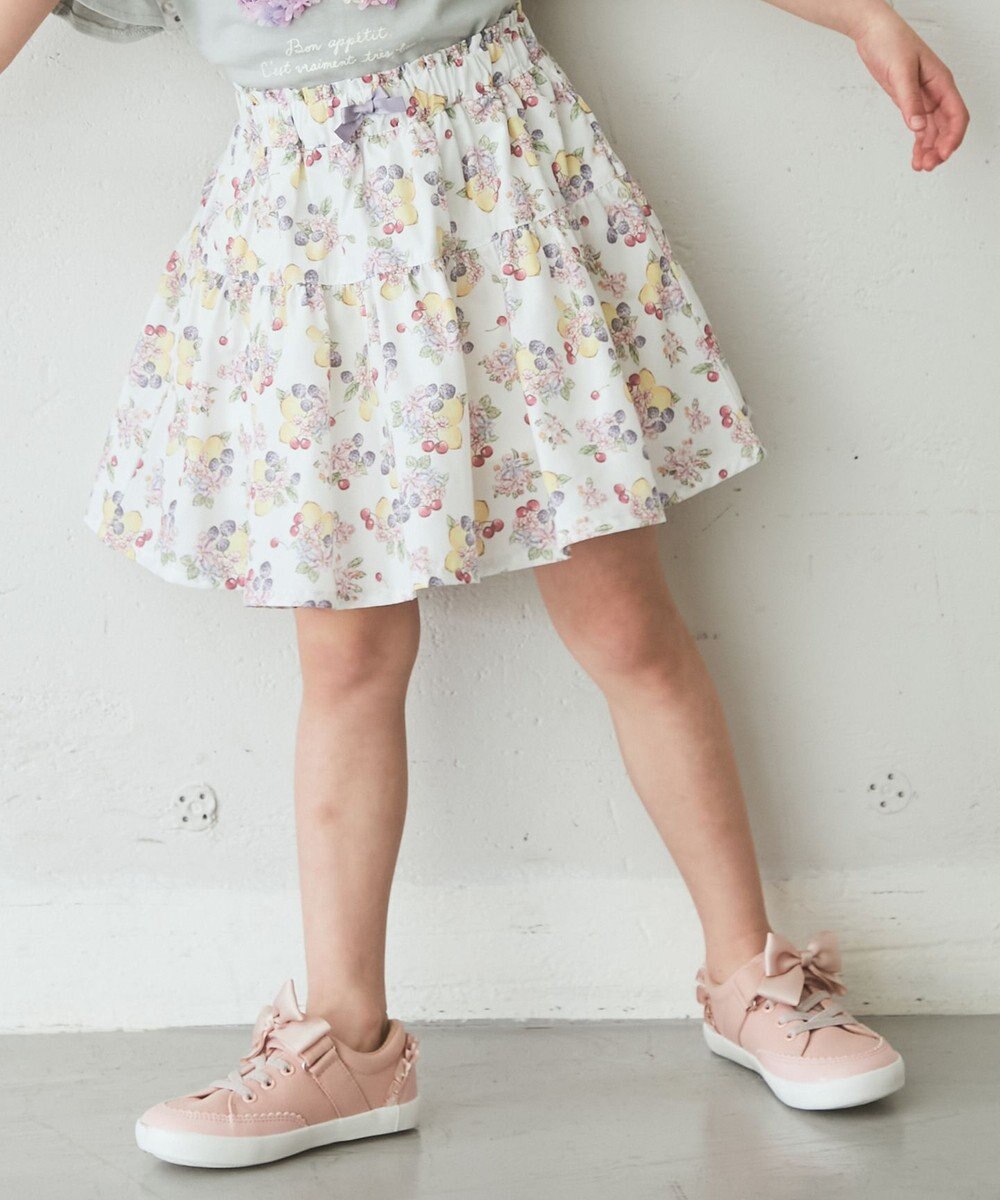 ANY KIDS 総柄スカパン 