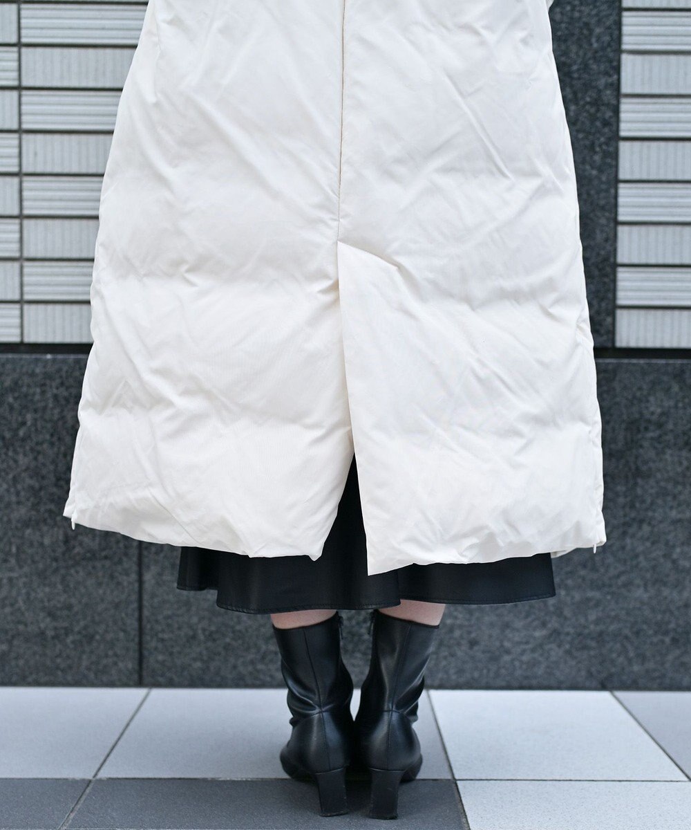 KWD 【日本製/高品質ダウン】DOWN COAT グリーンダウン ロングダウンコート 