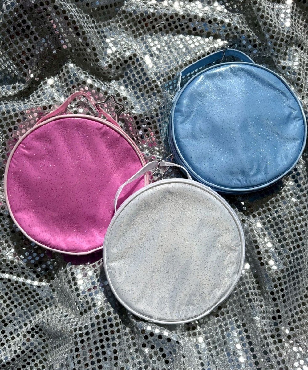 WEGO クリアラメサークルポーチ 