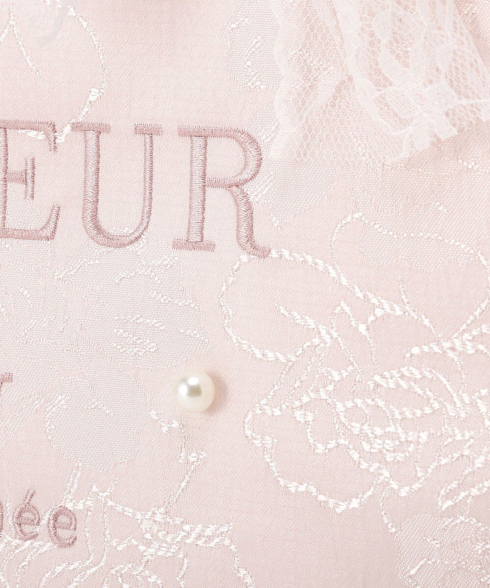 Maison de FLEUR レースリボンフリルハンドルスクエアトートMバッグ 