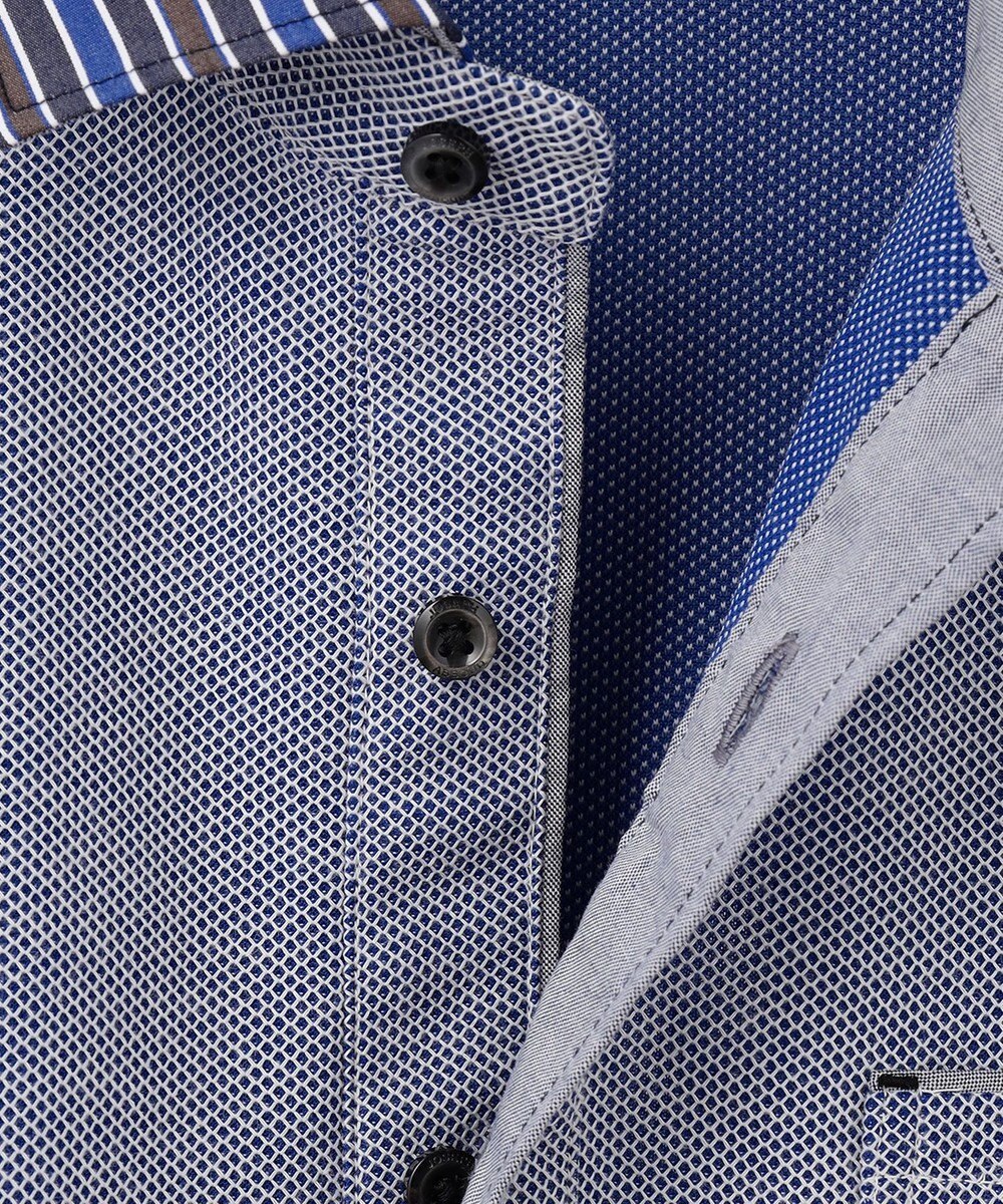 JOSEPH ABBOUD 【キングサイズ・オーガニックコットン】長袖ダディポロシャツ 