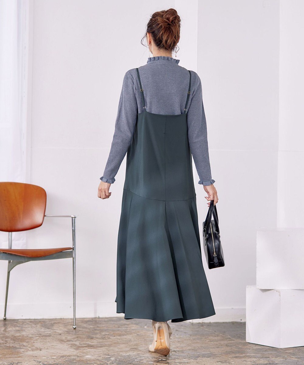 Tiaclasse 【洗える】アシンメトリーキャミワンピース 