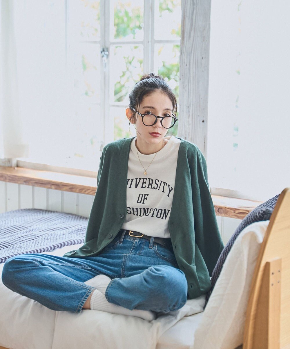 WEGO 【ユニセックス着用ITEM/MLサイズ展開】ドロップショルダーカーディガン 