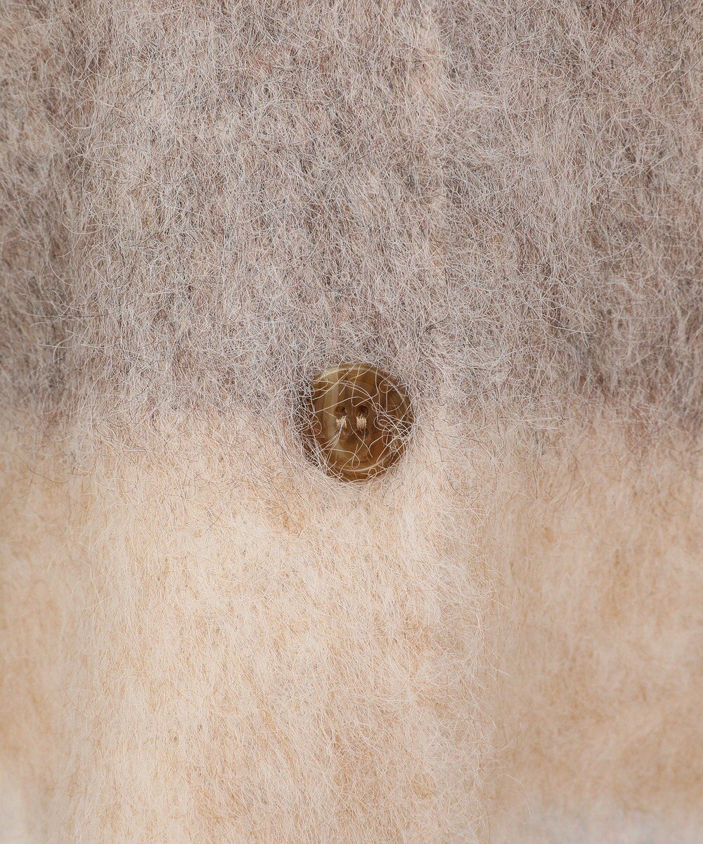 earth music&ecology グラデーション起毛ニットカーディガン 