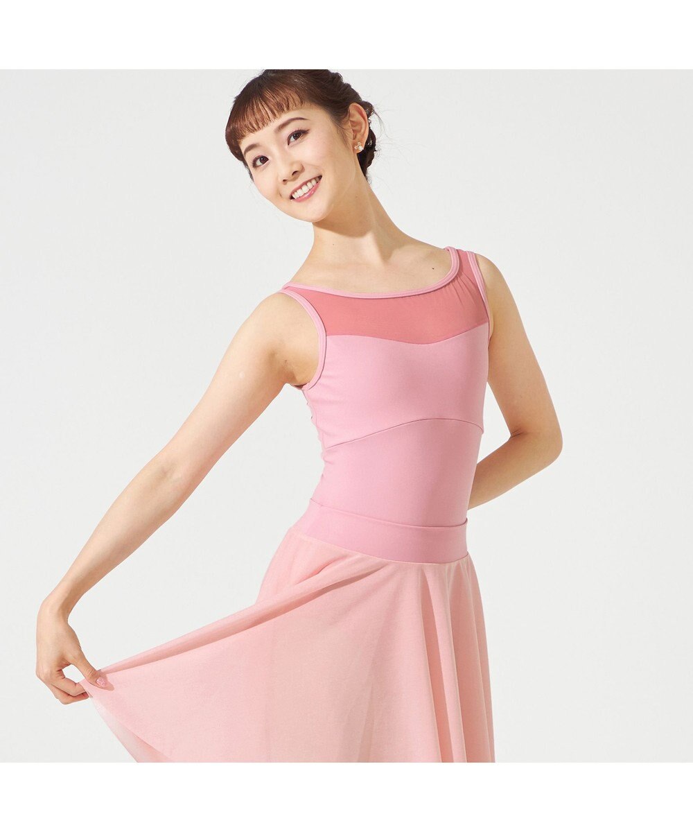 Chacott ノースリーブレオタード 