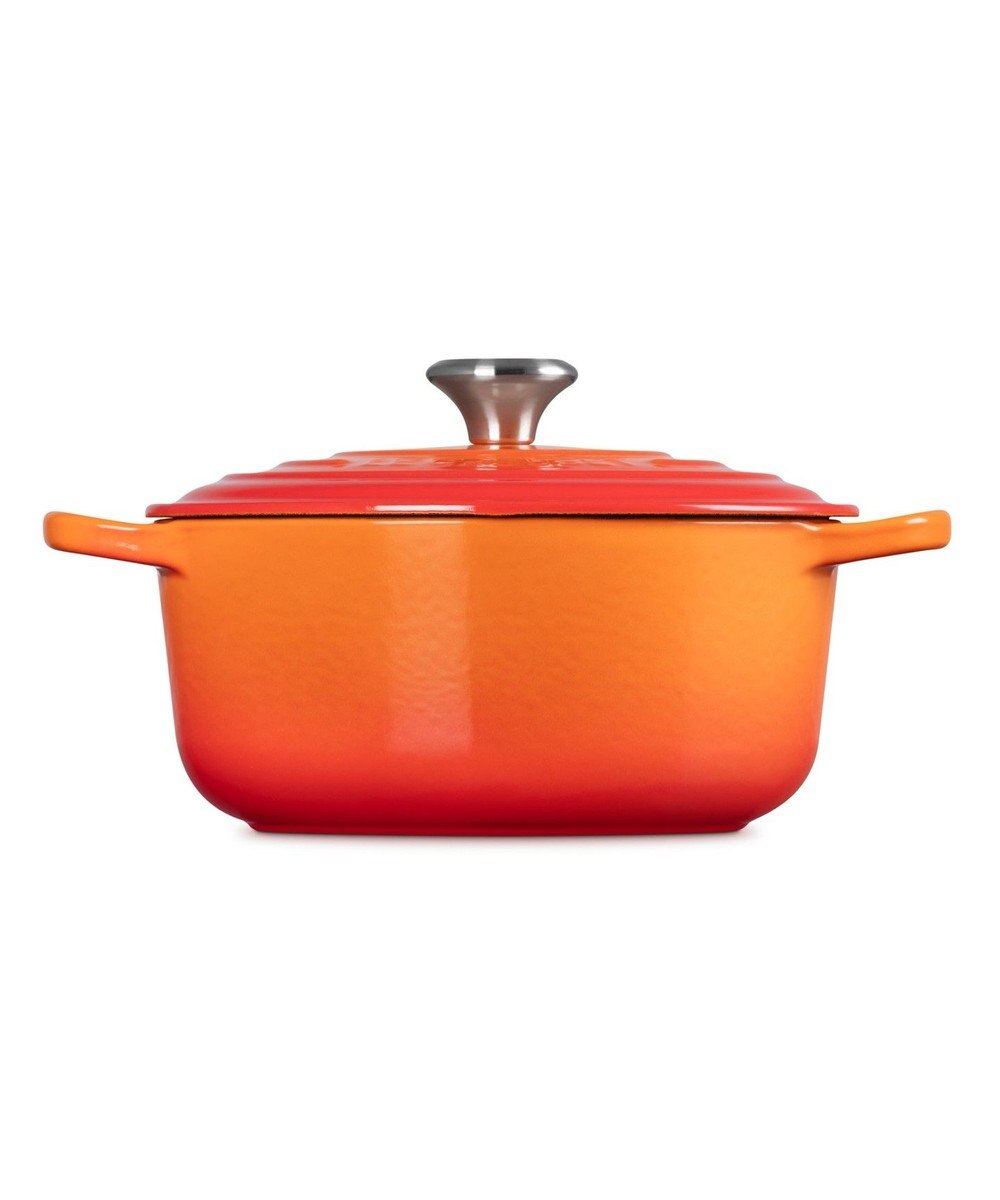 YAMATO テーブル＆キッチン 【ル・クルーゼ】シグニチャー ココット・ロンド 20cm  オレンジ 