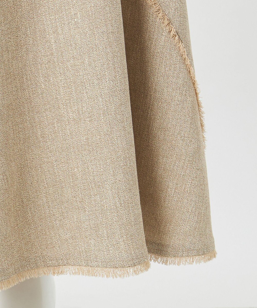 23区 【GOLD LABEL】リネンツイル フリンジ フレアスカート 
