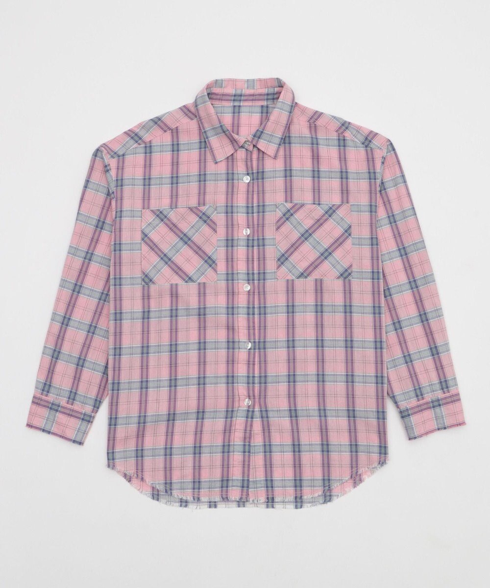 WEGO チェックBIGシャツ 