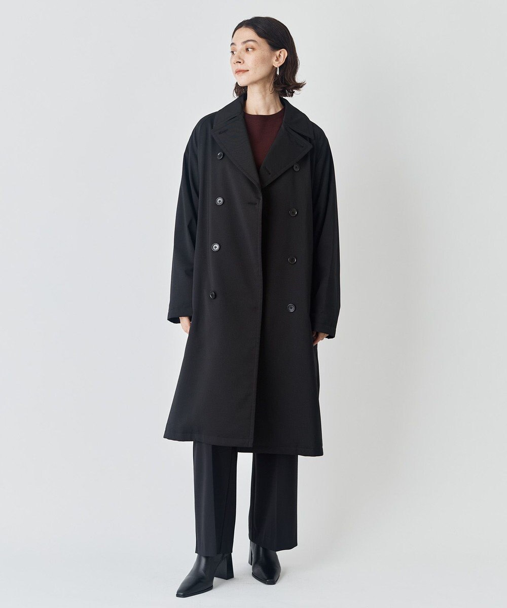 UNFILO MENS 【男女兼用】ウールライクトレンチコート 