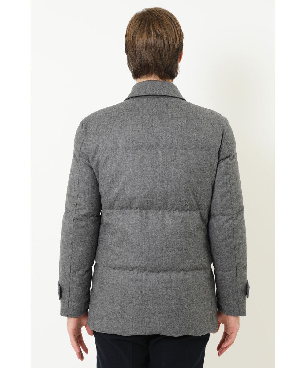 DAKS ウールフラノミドル丈ジャケット 