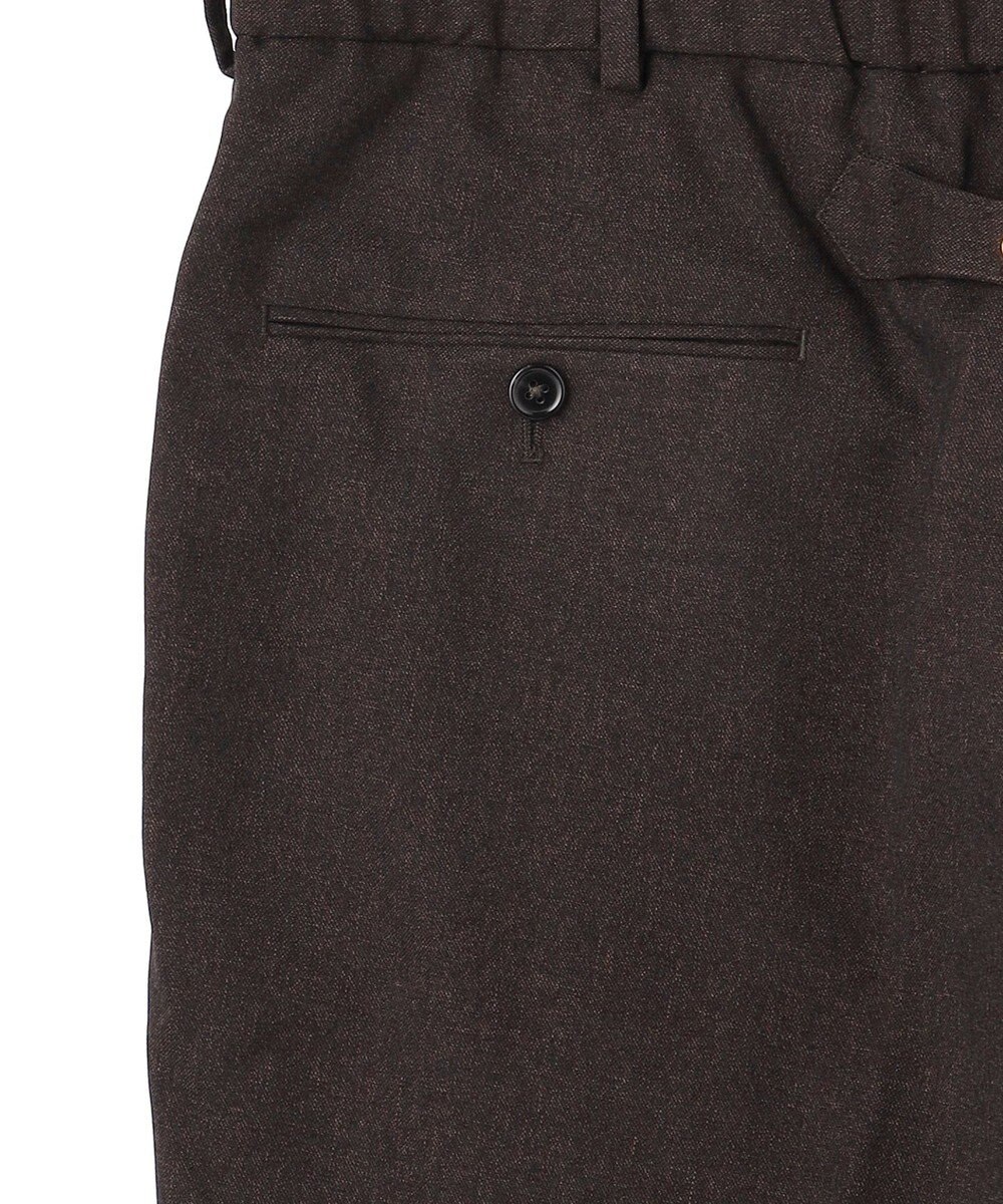 J.PRESS MEN 【J.PRESS ORIGINALS】【UNISEX】Polyester Sharkskin Piped Stem Nontuck Slacks 