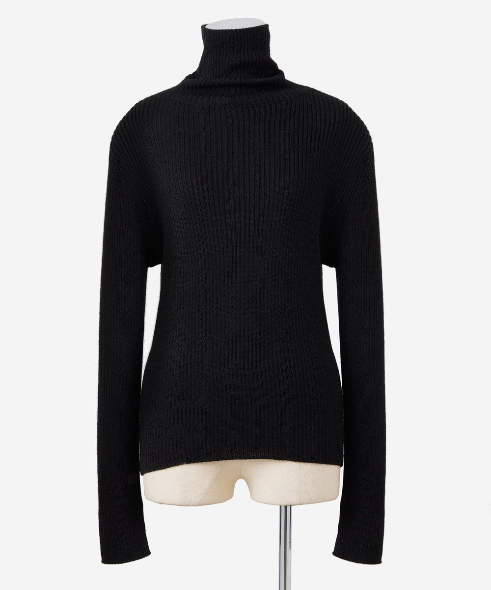 TOQUE 〈大草直子さんアドバイザー〉ベビーアルパカ×シルク ハイネックニット 