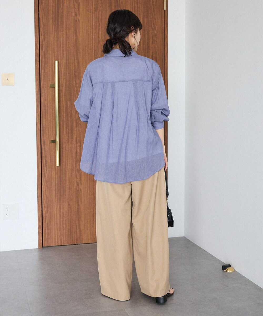 CRAFT STANDARD BOUTIQUE ヴィンテージボイルタックフレアシャツ 