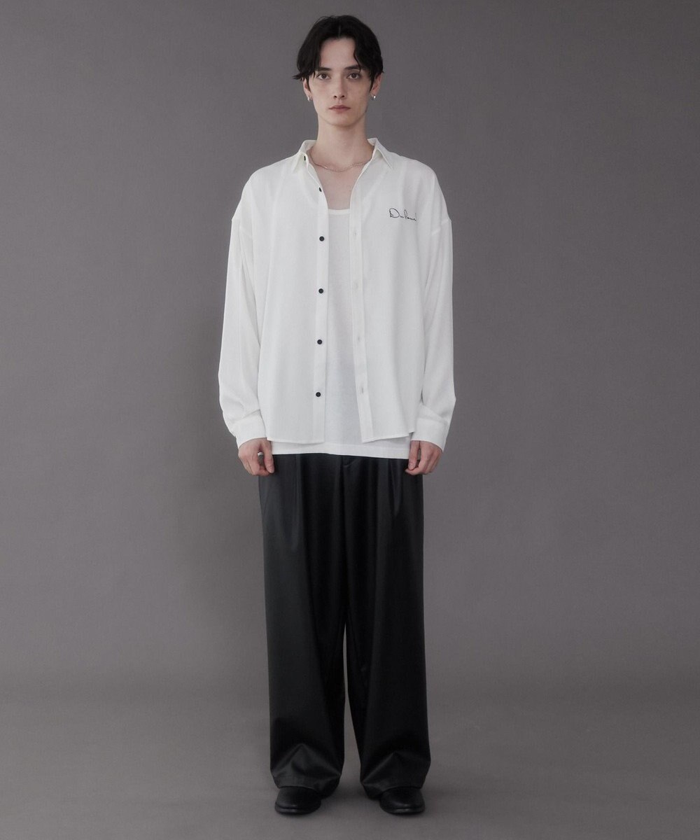 WEGO アムンゼンワンポイントBIGシャツ（LS） 