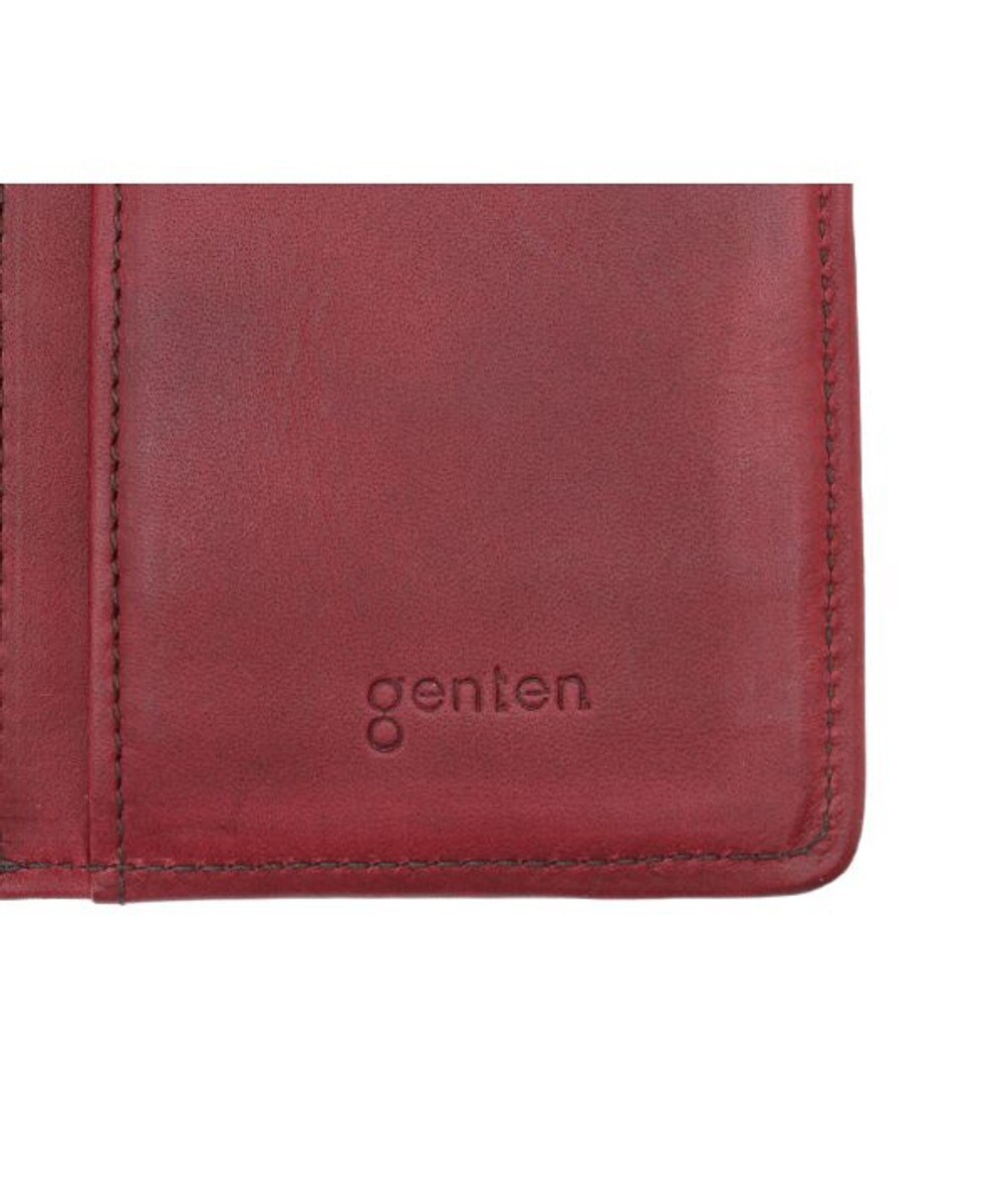 genten カットワーク 二つ折り財布 