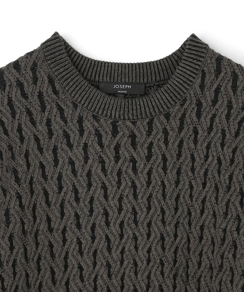 JOSEPH HOMME 【新柄】モロッカンクリスタル　クルーネックニット 