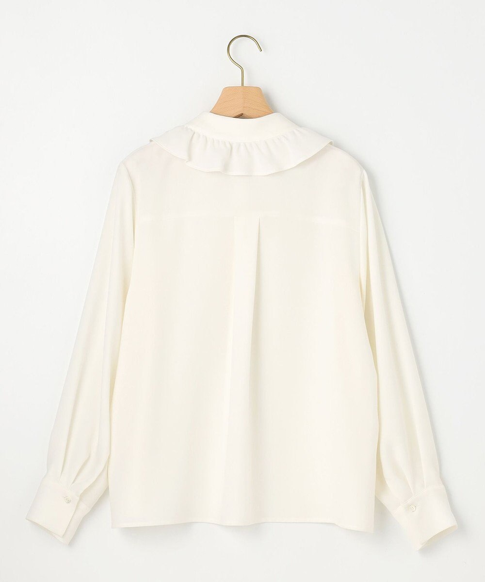 組曲 フリルカラーブラウス 