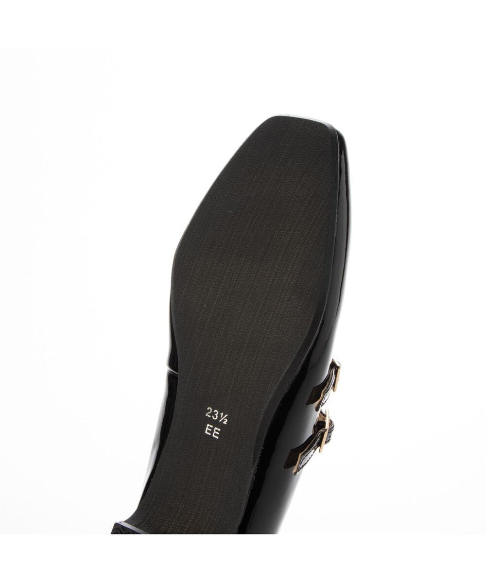 ing <ing>ダブルストラップフラットシューズ 