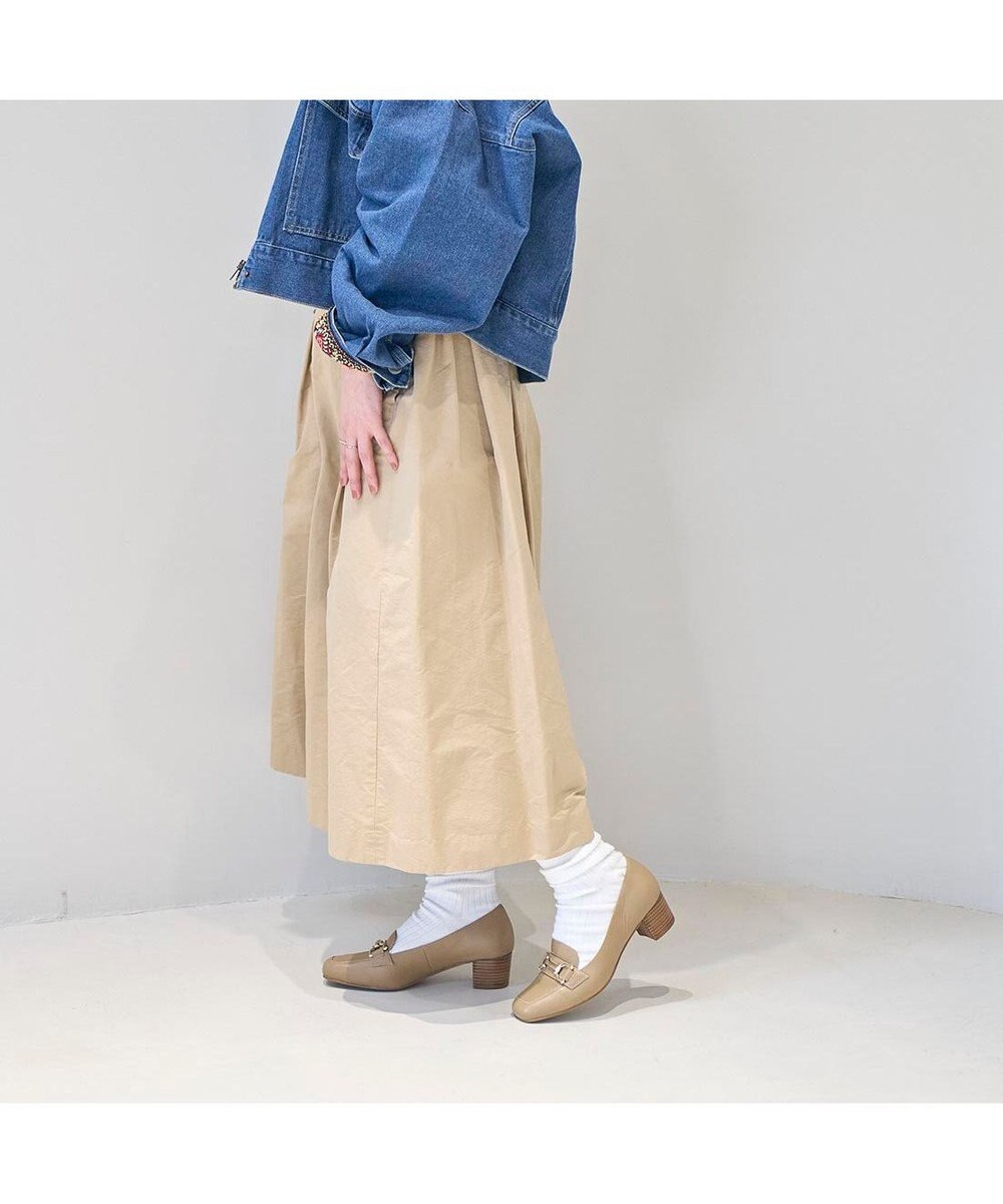 ing <ing>ビット付ヒールローファー 