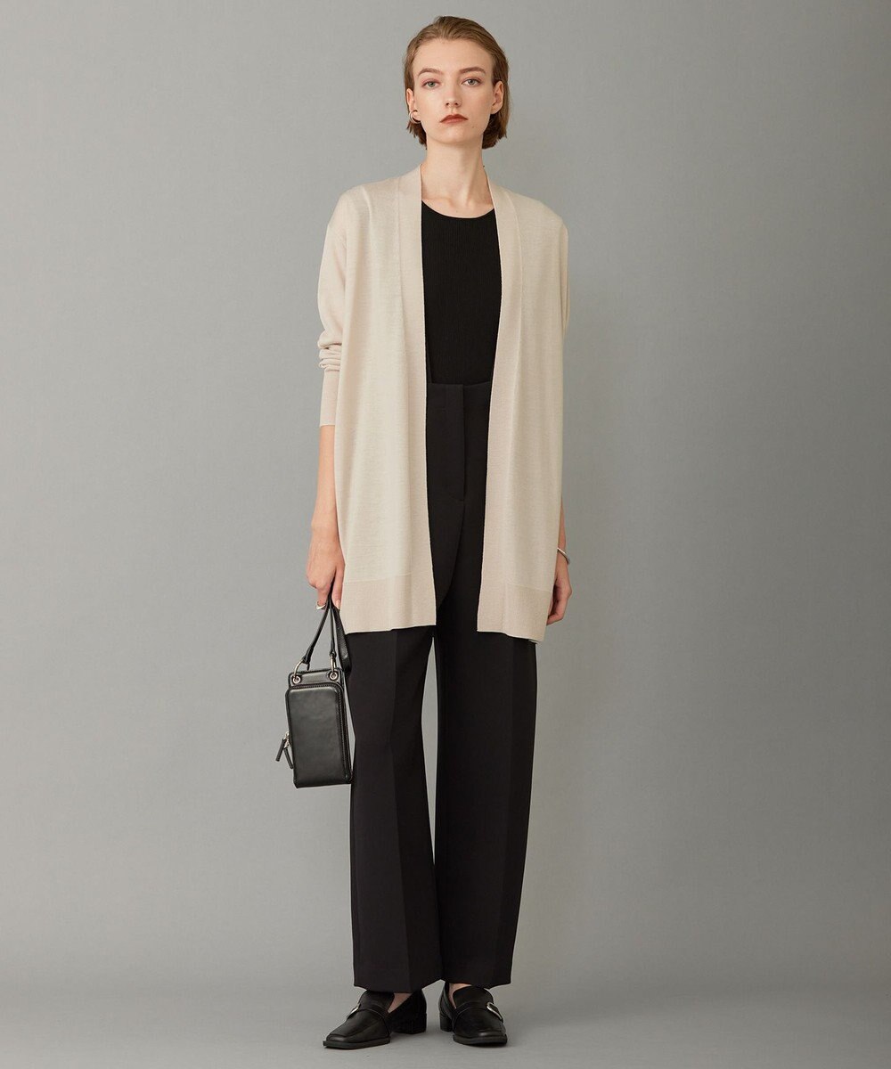 ICB 【洗える】コンパクトウール カーディガン 