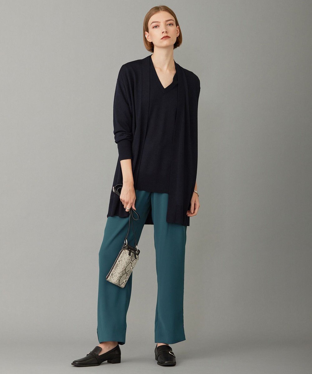 ICB 【洗える】コンパクトウール カーディガン 