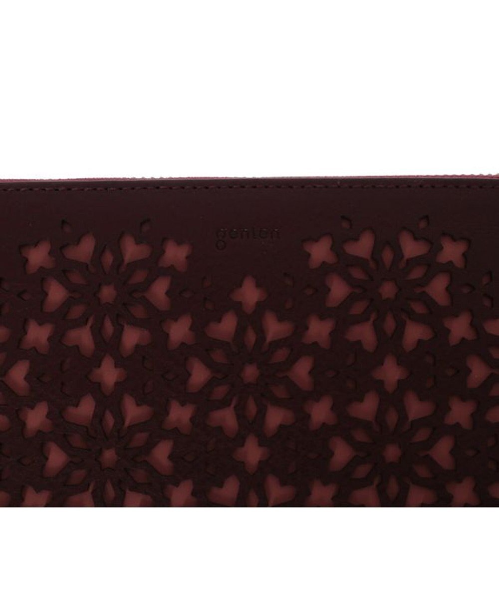 genten カレイド ラウンド長財布 