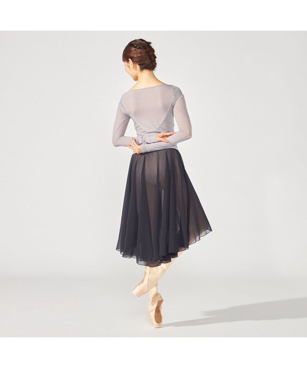 Chacott ボートネックトップ (サーモギア(R)糸使用） 