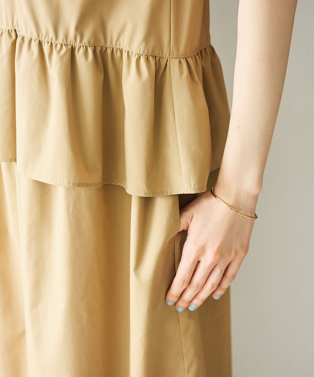 #Newans 【洗える】ラウンドフリルワンピース 