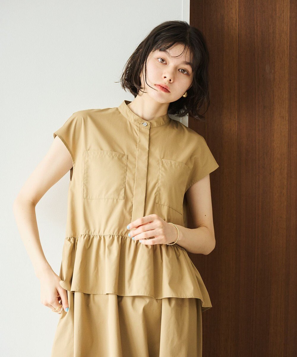 #Newans 【洗える】ラウンドフリルワンピース 