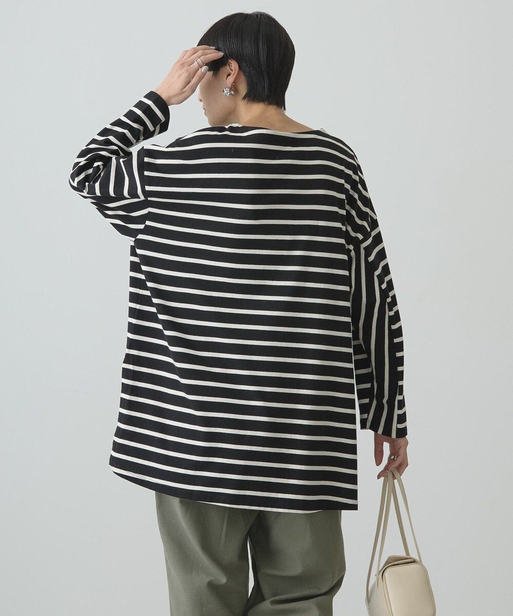 AMERICAN HOLIC ボーダーカットＢＩＧプルオーバー 