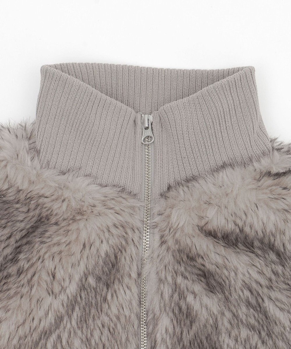 WEGO 【25年秋冬新作】フェイクファーショートブルゾン 