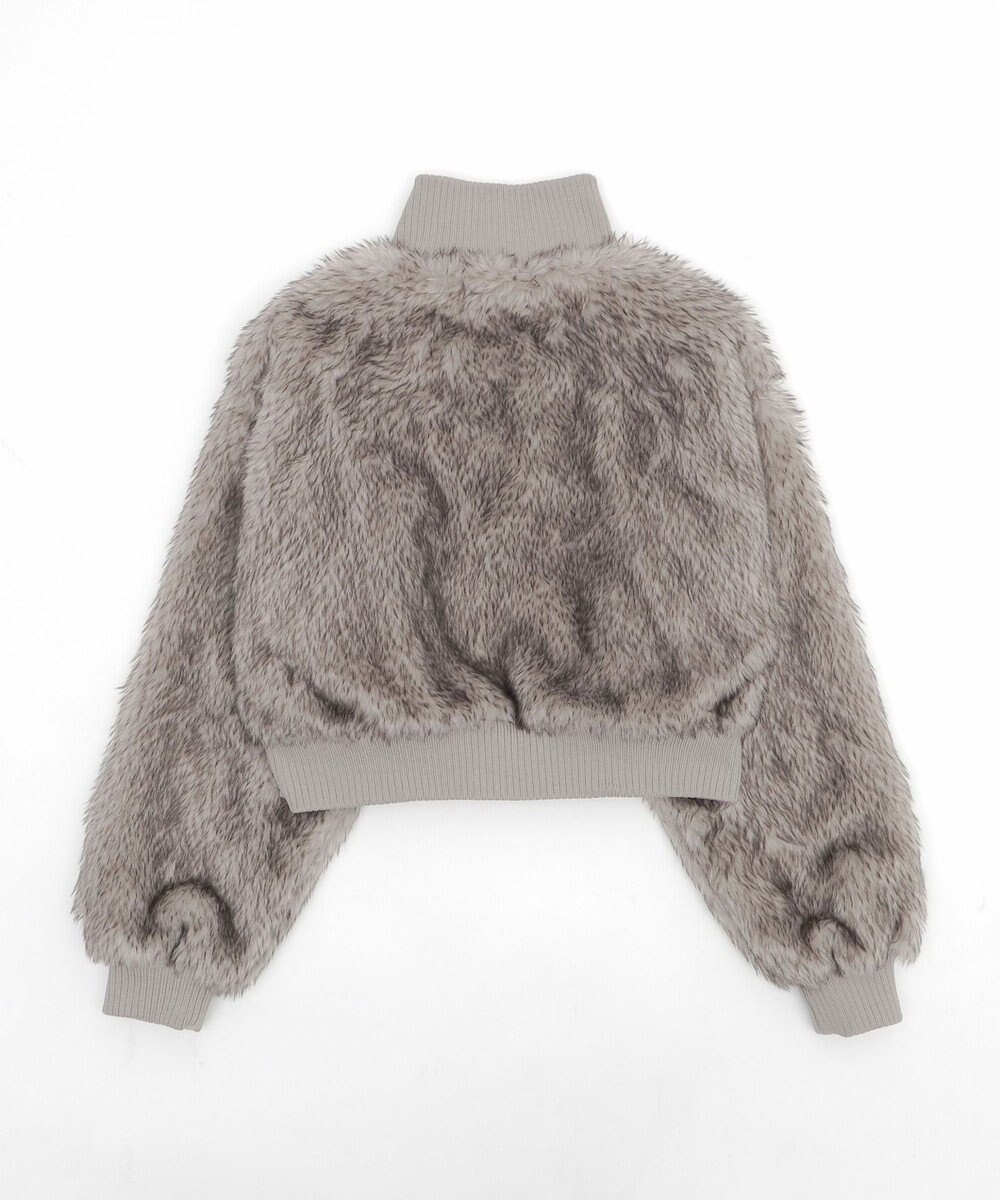 WEGO 【25年秋冬新作】フェイクファーショートブルゾン 