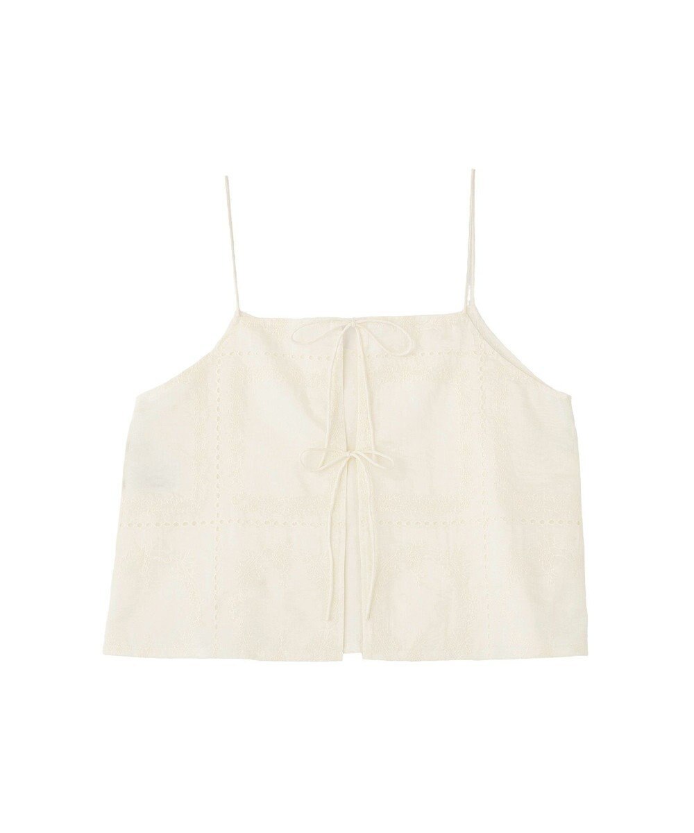 Green Parks 前後２ＷＡＹレース刺繍ビスチェ 