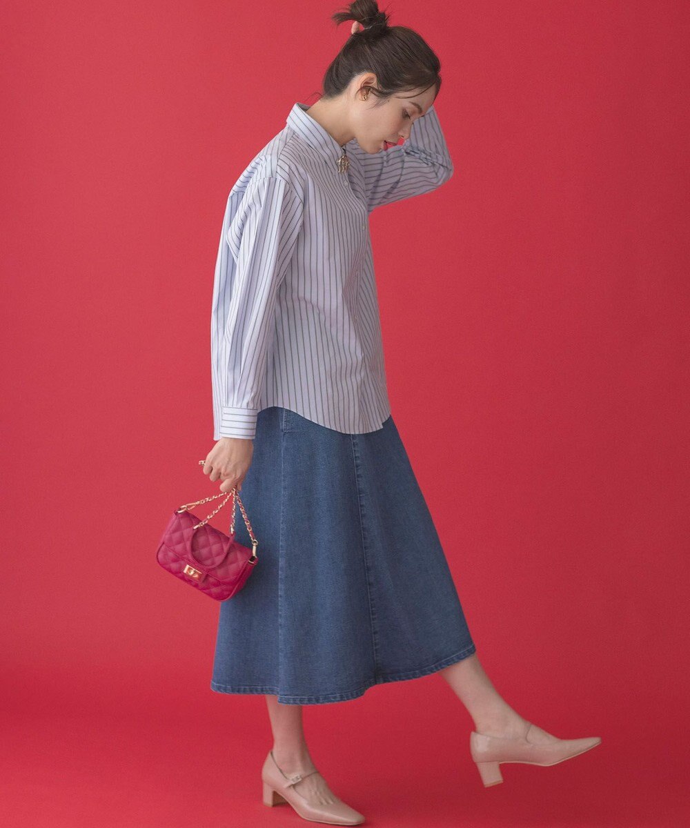 組曲 コットンシャーティング ベーシックシャツ 