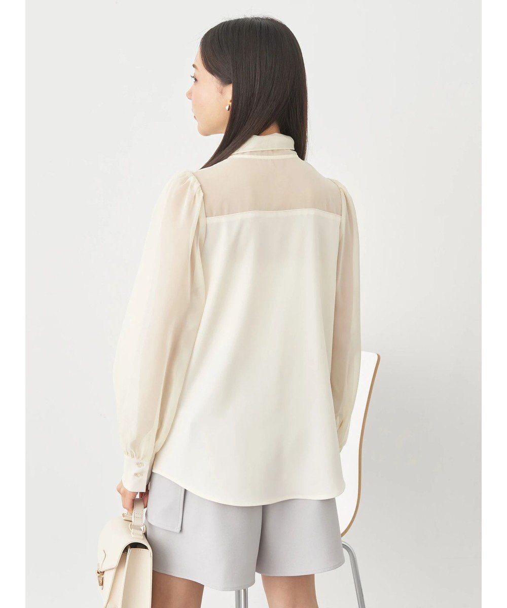 earth music&ecology シアードッキングブラウス 