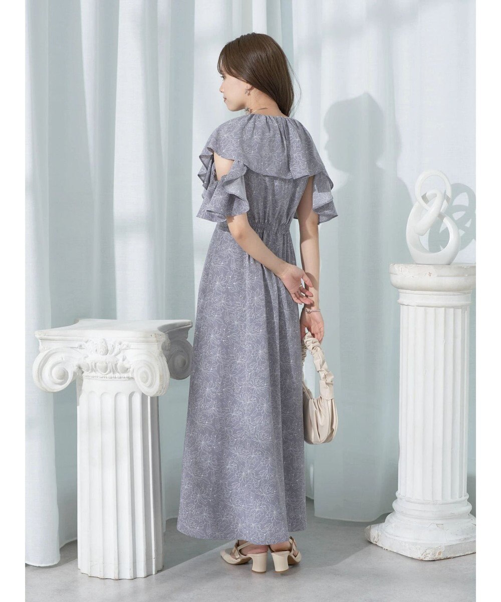 earth music&ecology ２ＷＡＹ　フリルスリーブワンピース 